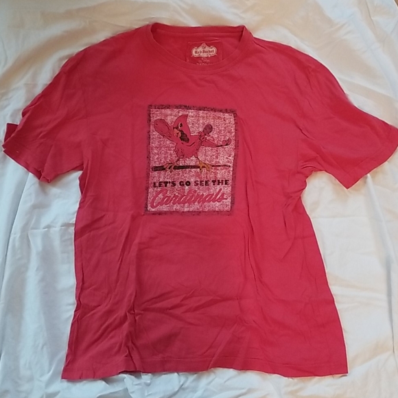red jacket cardinals shirt